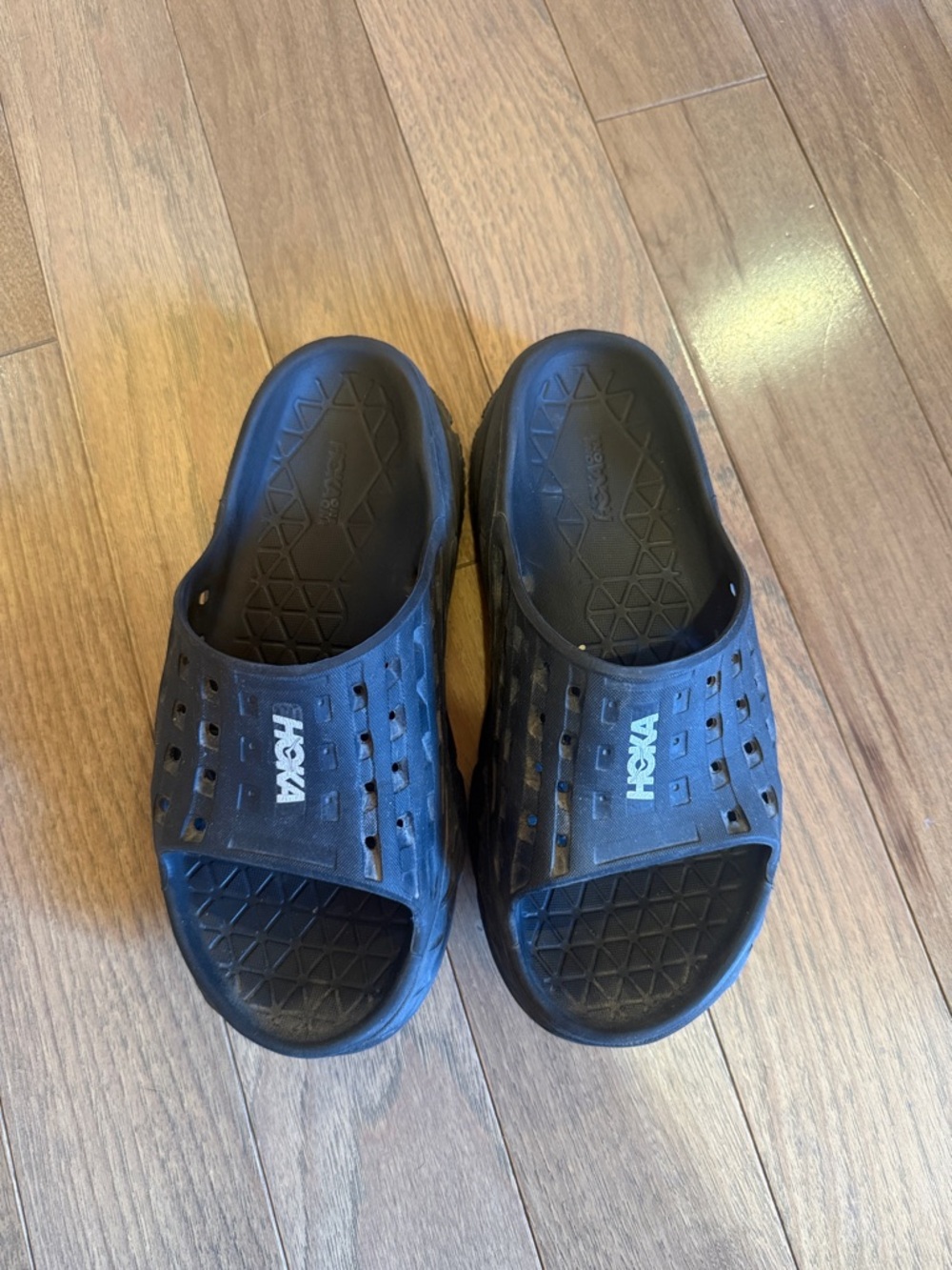 Hoka Recocery Slide Sandals with Logo